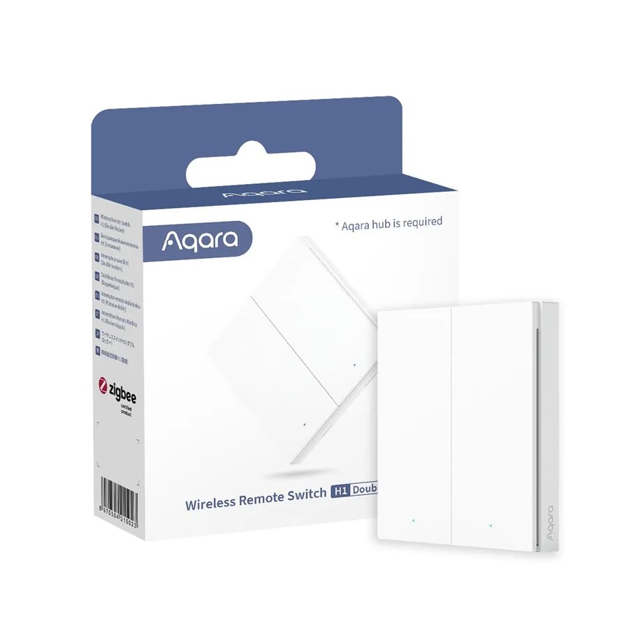 Công tắc dán tường - Aqara D1 /H1 Zigbee chính hãng, công tắc dán tường Aqara H1 Zigbee