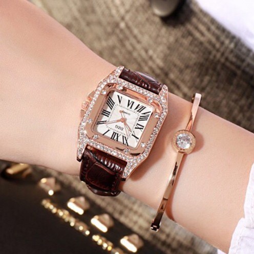 Đồng hồ thời trang nữ DZG đính đá cực đẹp dây đẹp | BigBuy360 - bigbuy360.vn