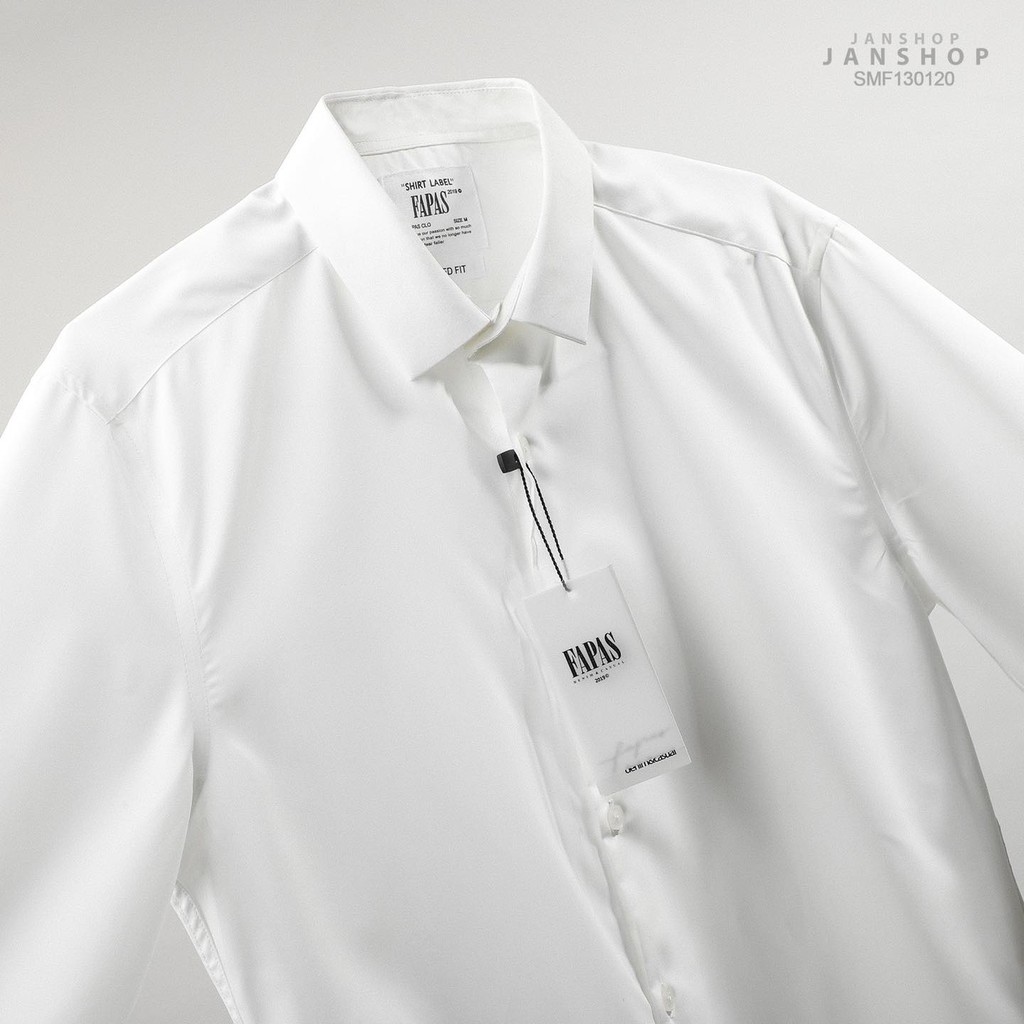 Áo sơ mi dài tay trơn FAPAS VH154 JANSHOP