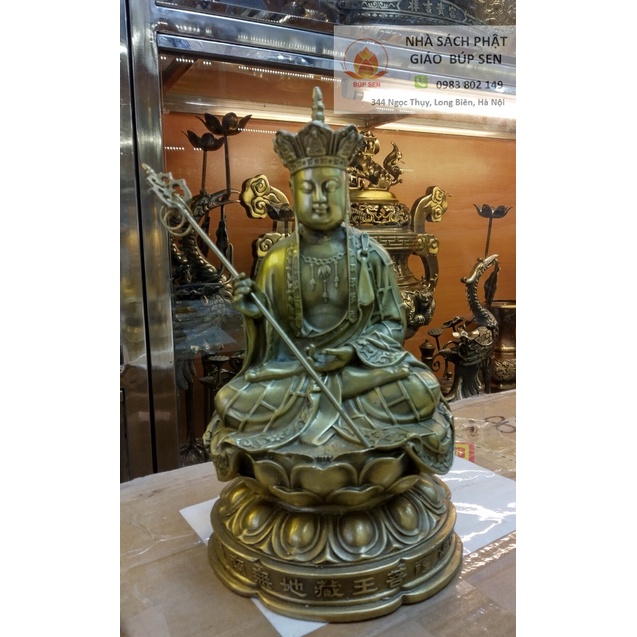 Tượng  Bồ Tát Địa Tạng bằng đồng  - Tượng Phật