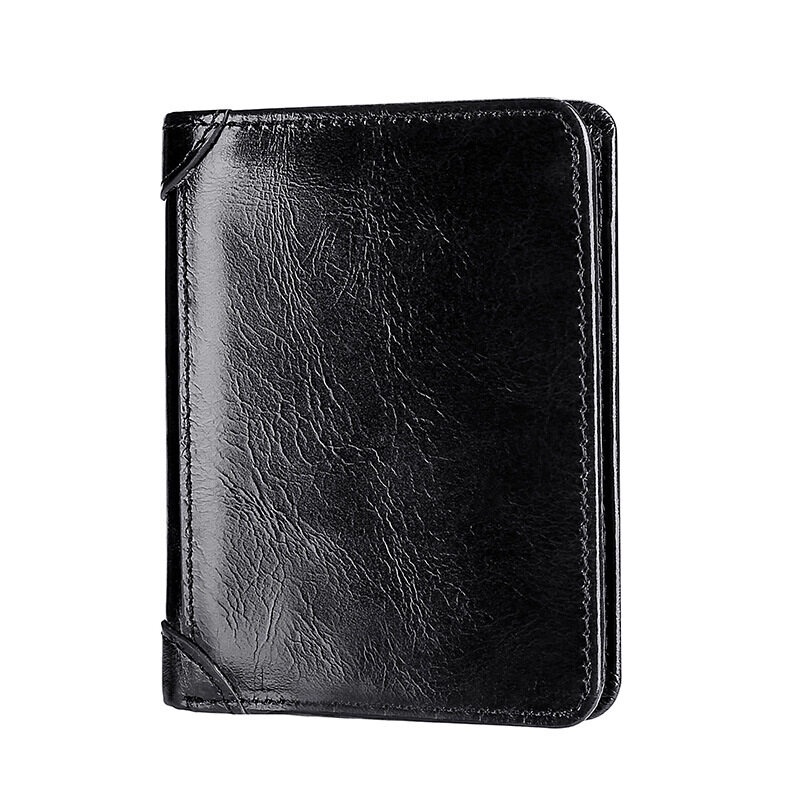 Ví Da Bò Thật Cao Cấp Phong Cách Vintage Cho Nam