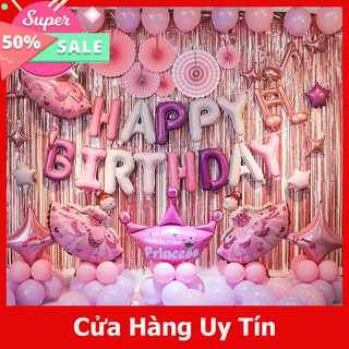 Combo Sét Bóng Sinh Nhật Cho Bé 1 Tuổi