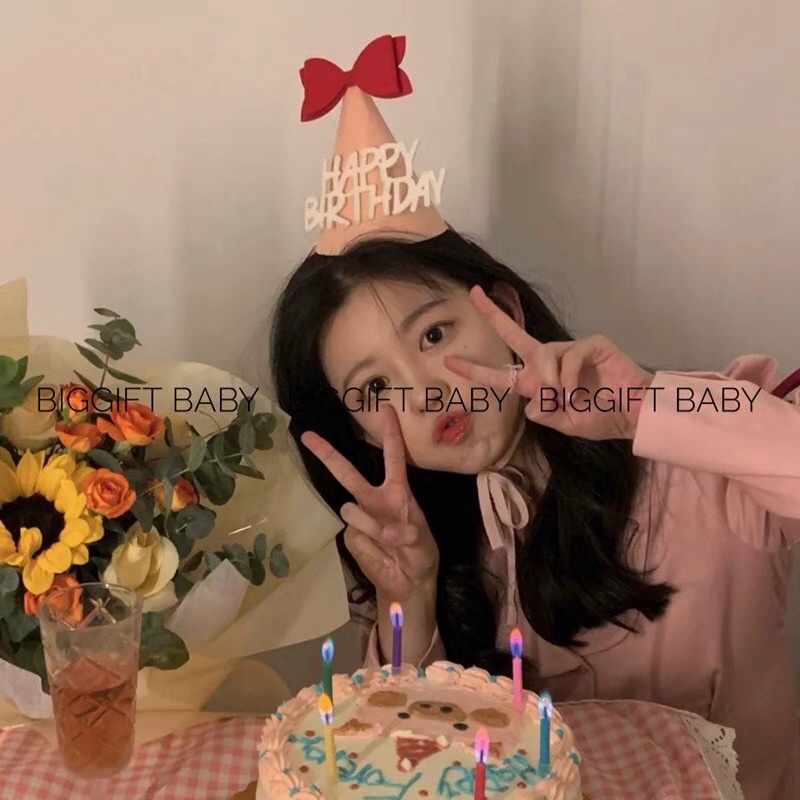 Mũ sinh nhật happy brithday cho mọi lứa tuổi , người lớn đội chóp , các bé có thể đội chóp hoặc cả đầu