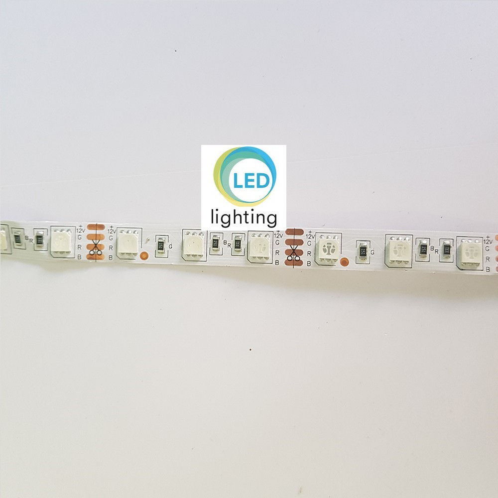 Led dây nhiều màu RGB 5050 12V - Loại trần có keo 2 mặt