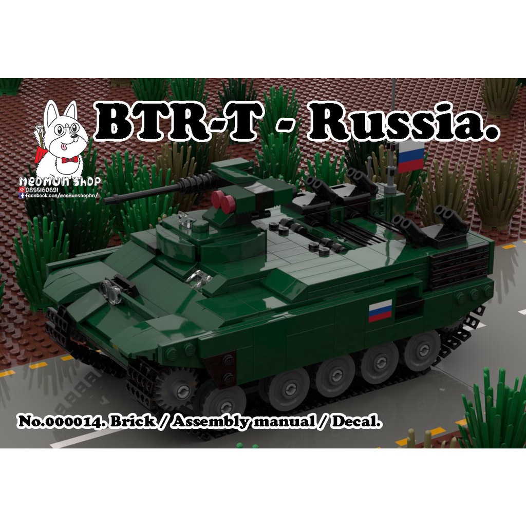 Hàng việt nam thiết kế - Mua lẻ rẻ hơn tại kuken_shop - No.000014 Lego BTR-T