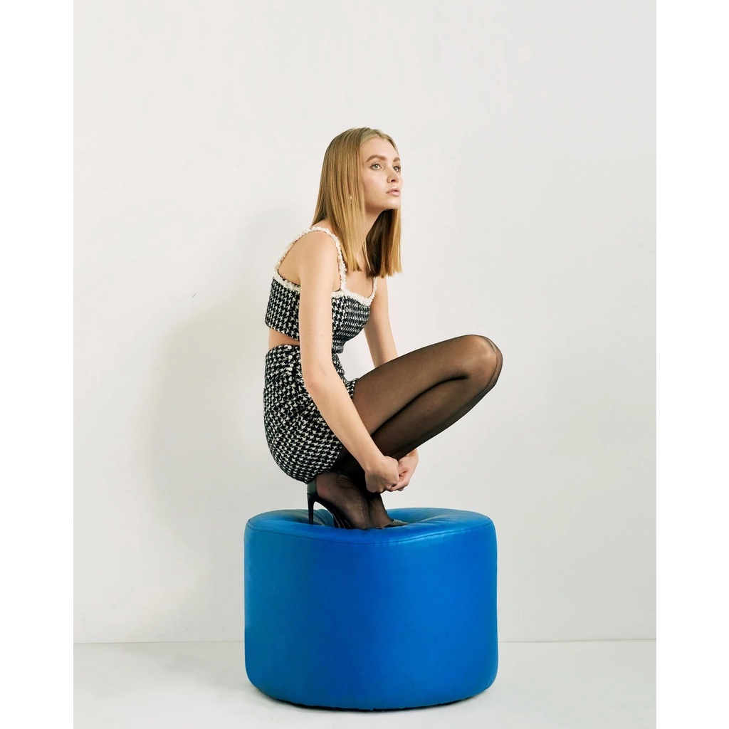 Set crop top và chân váy mini vải tweed Rachel Tweed Set  - DEVONS STUDIO