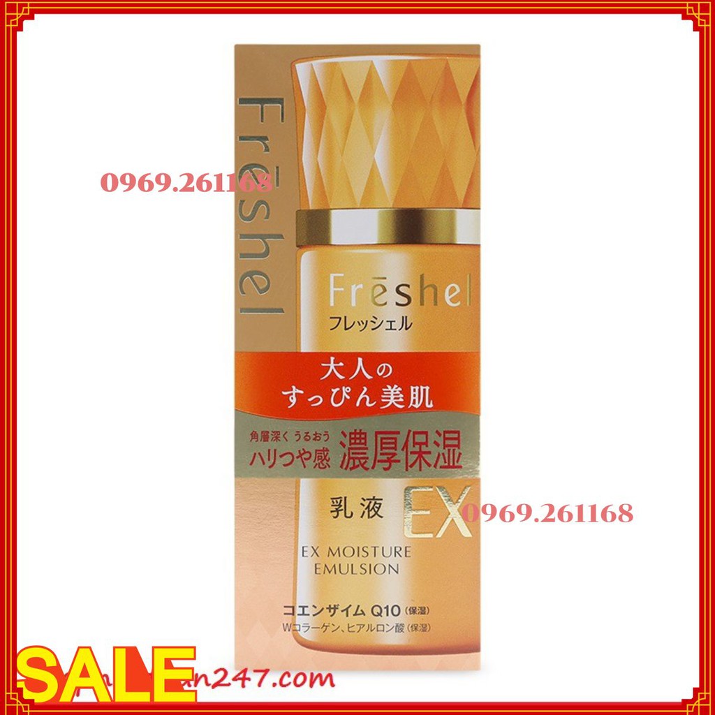 Sữa dưỡng Kanebo Freshel Ex Moisture Emulsion - 100% Authentic