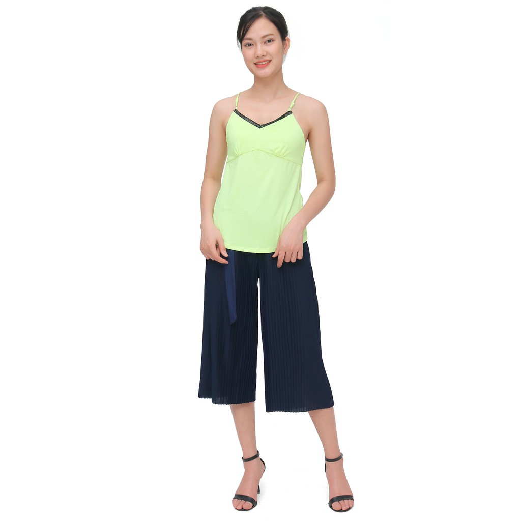 Áo hai dây nữ vàng chanh Narsis L7021