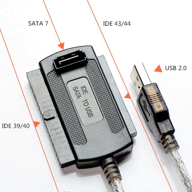 USB 2.0 Sang IDE / SATA 2.5/3.5 Ổ Đĩa Cứng HDD SSD 480 Mb/giây Phụ Kiện Bộ Chuyển Đổi