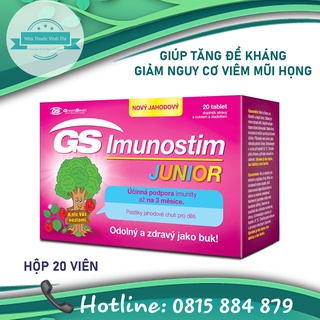 Gs imunostim junior - giúp tăng cường đề kháng hô hấp cho trẻ