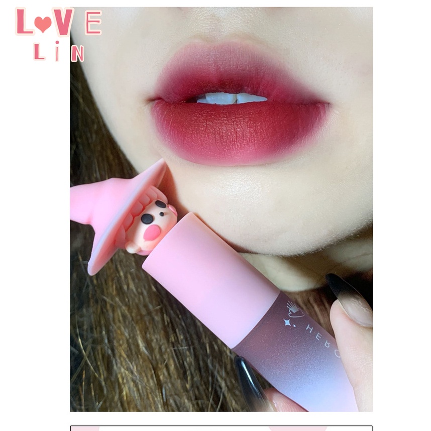 [Lovelin] Son Môi HERORANGE ~ Son Kem Màu Nhung Lì Sương Mờ Phù Thủy Có Thể Được Làm Giá Cả Phải Chăng Môi