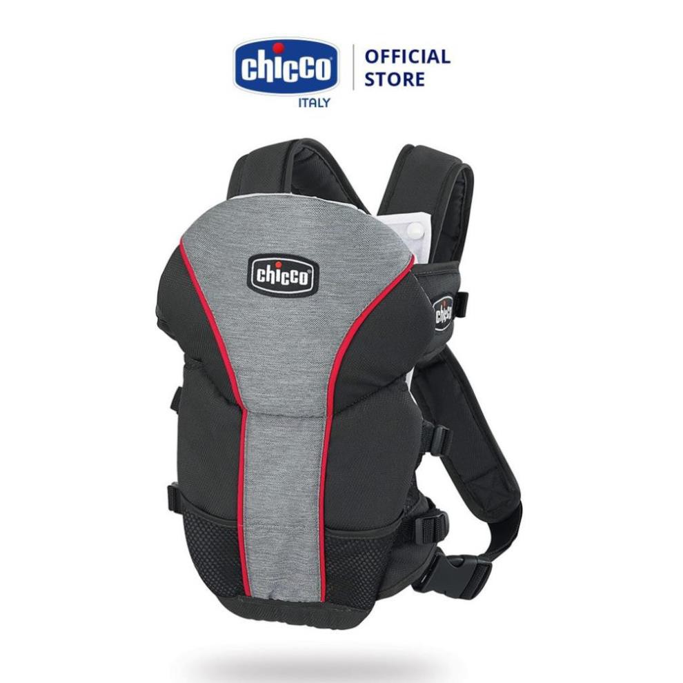 Địu Chicco Ultrasoft Ghi đen