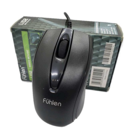 Chuột máy tính có dây Fuhlen l102 giá rẻ, bền dùng cho Laptop, máy tính bàn, tivi, có cổng kết nối USB bảo hành 12 tháng