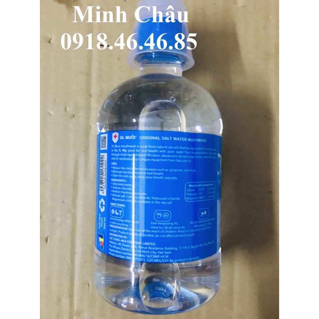 Nước xúc miệng Dr Muối