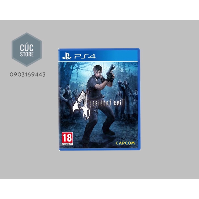 Đĩa chơi game PS4: Resident Evil 4