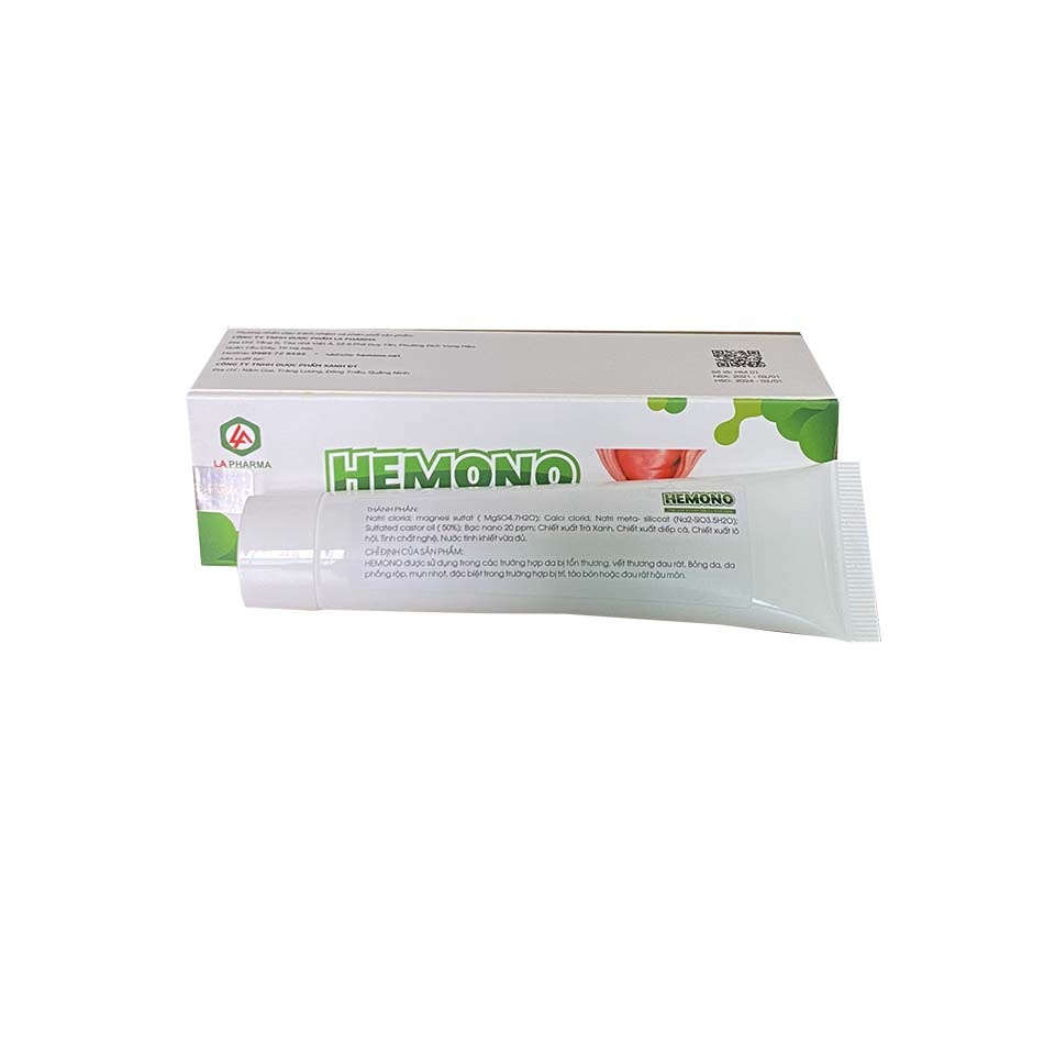 Gel bôi trĩ Hemono - giúp giảm chảy máu, đau rát, giúp co búi trĩ hiệu quả- teo trĩ hiệu quả