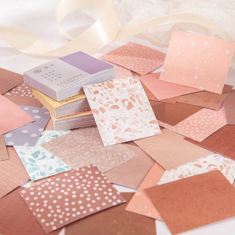 40 Tờ giấy washi nhiều màu sắc độc đáo