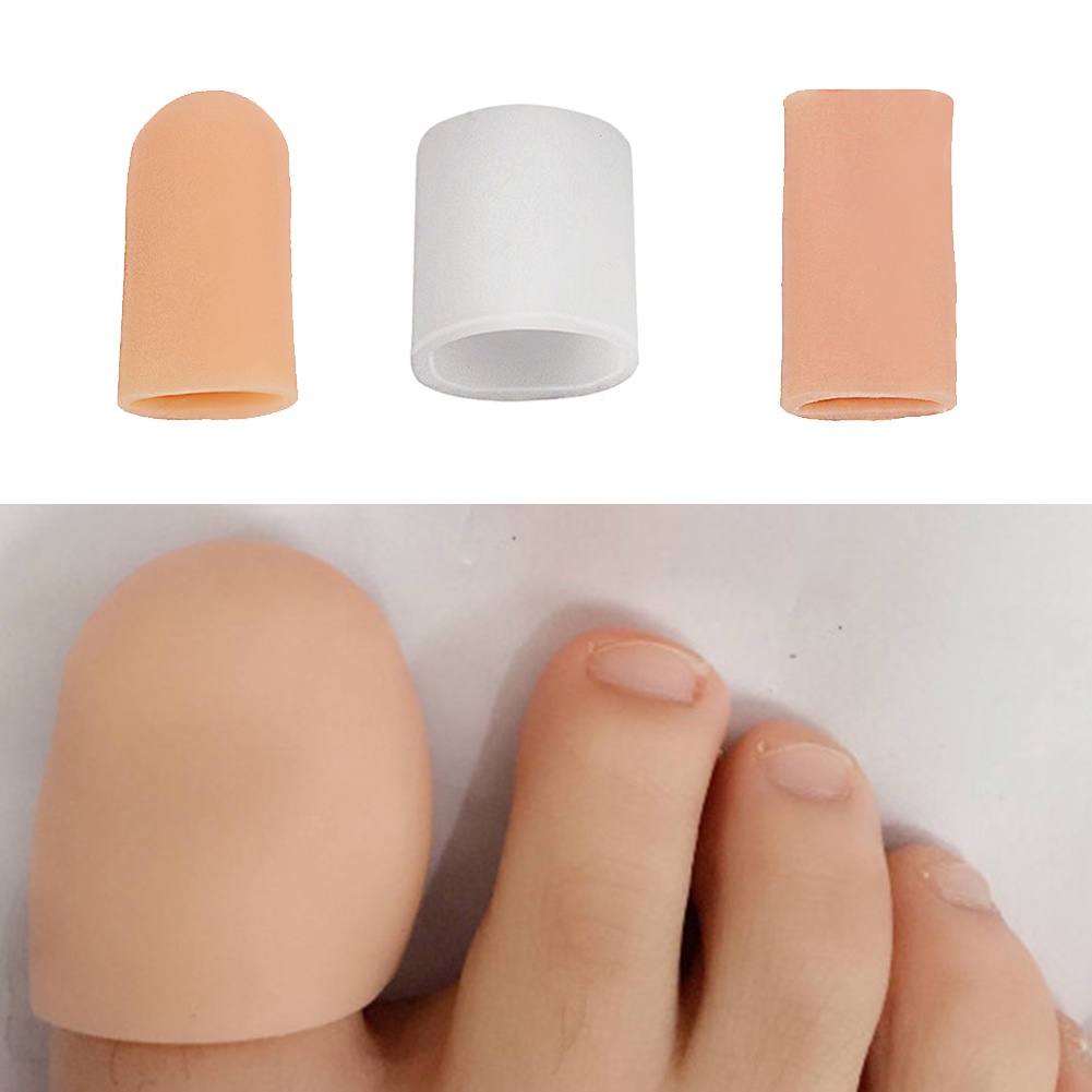 Set 2 Vỏ Bọc Ngón Chân Bằng Silicon Gel Giúp Giảm Đau Hiệu Quả