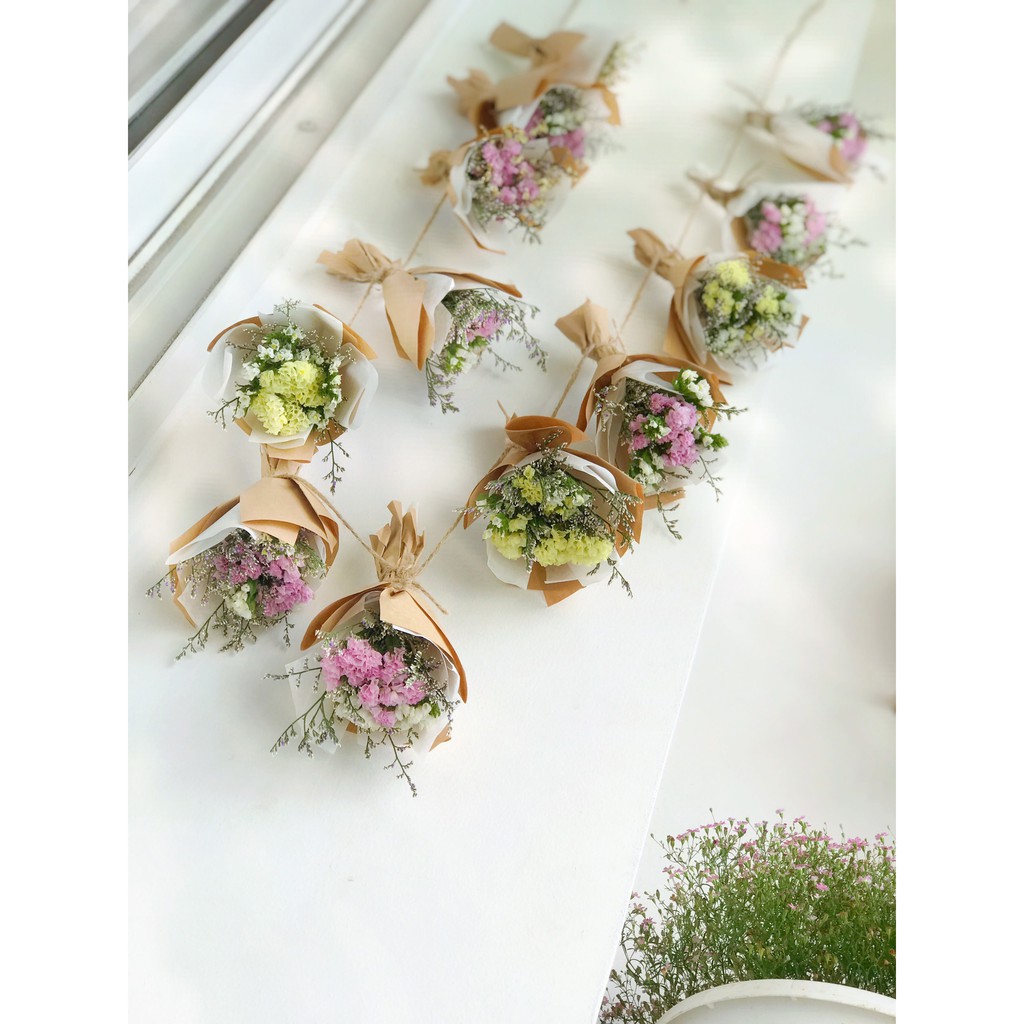 Bó hoa khô mini ướp hương dễ chịu