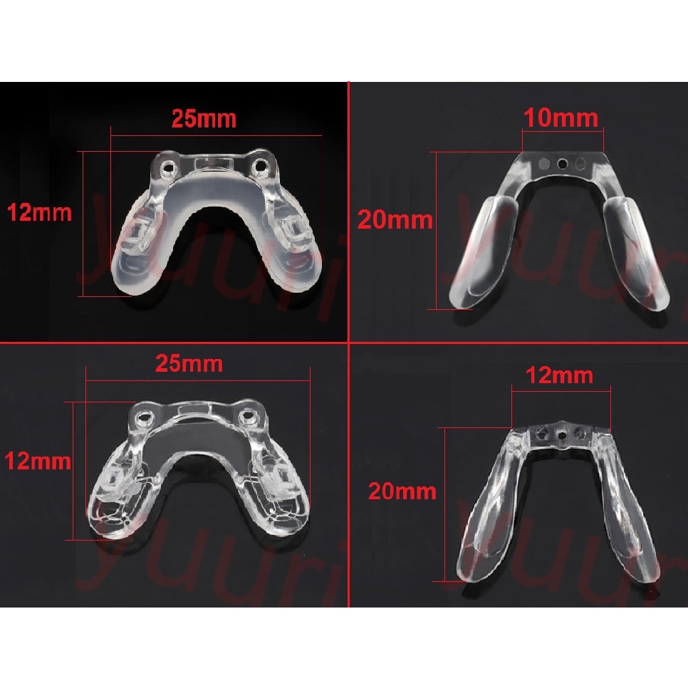 Ve kính đệm mũi chống trượt rơi kính