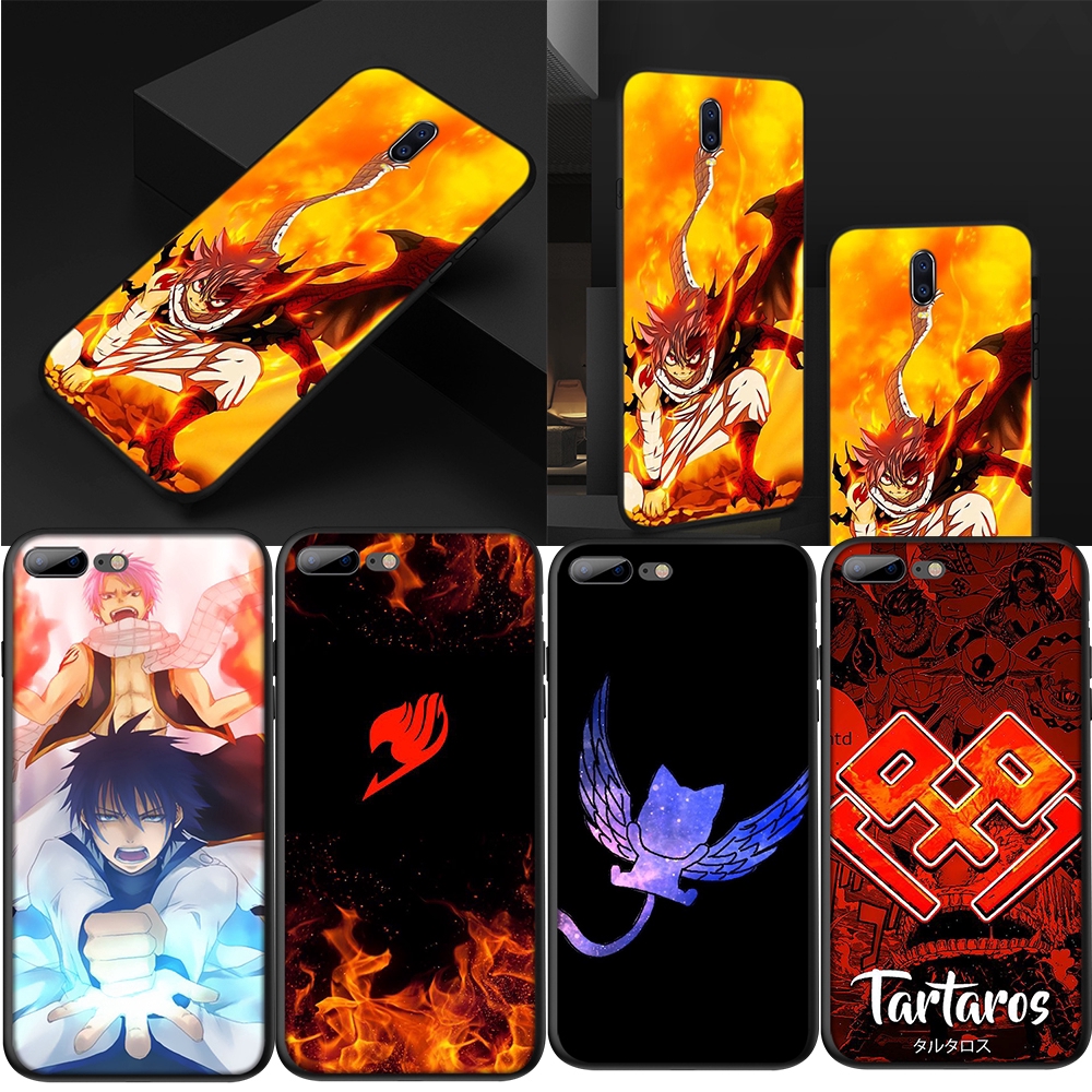 Ốp điện thoại dẻo in hình logo anime Fairy Tail cho OPPO F5 F7 A73 Reno Z 2 2Z 2F 10X Ace 3 Pro