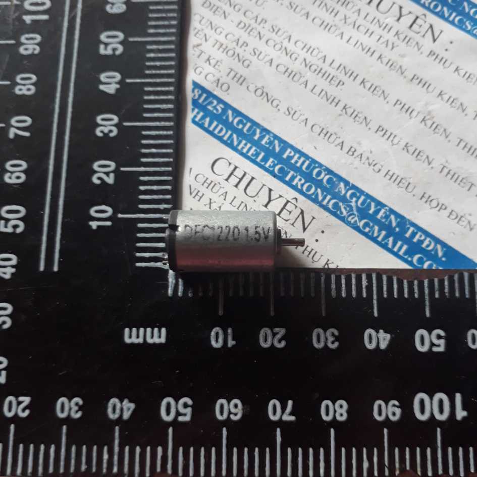5 cái động cơ DC N30 1,5-3V 8000-18000V/P trục 1,5mm, dạng tròn kde2594