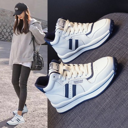 Giày thể thao nữ đế thấp 2 sọc, Giày nữ M6 phong cách Hàn Quốc siêu hot | BigBuy360 - bigbuy360.vn