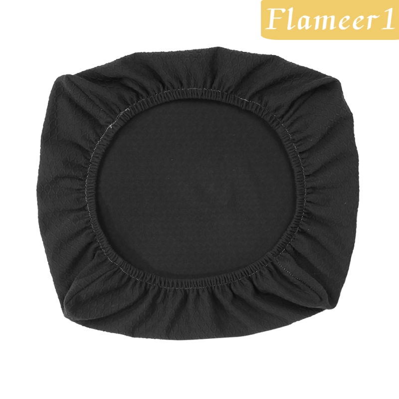 [Flameameer1] Vỏ Bọc Ghế Xoay Phòng Ăn / Văn Phòng Màu Đen Jacquard