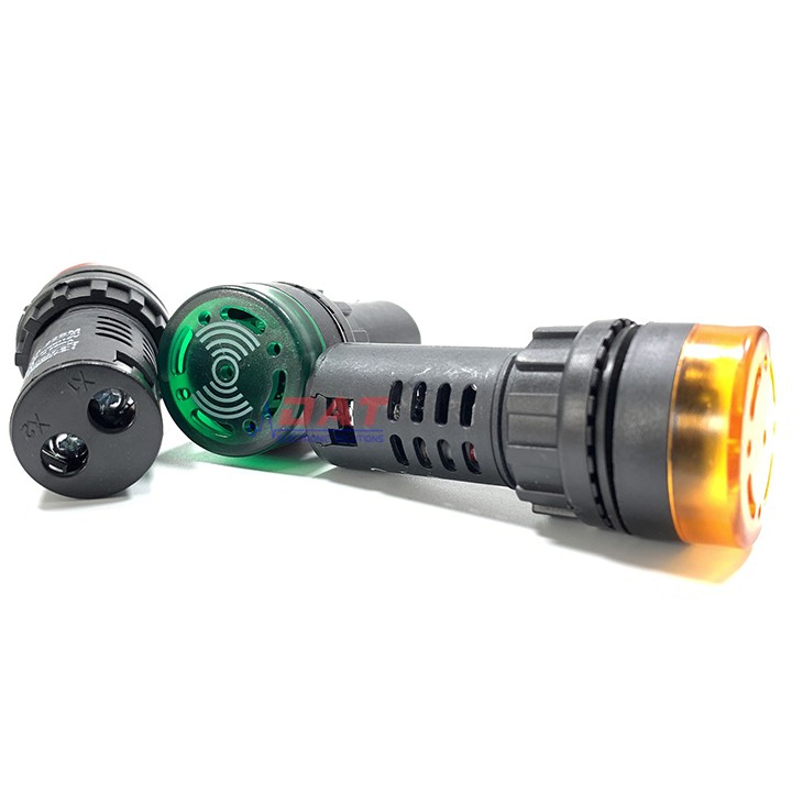 Đèn Báo Có Còi 12V AC DC AD16-22SM
