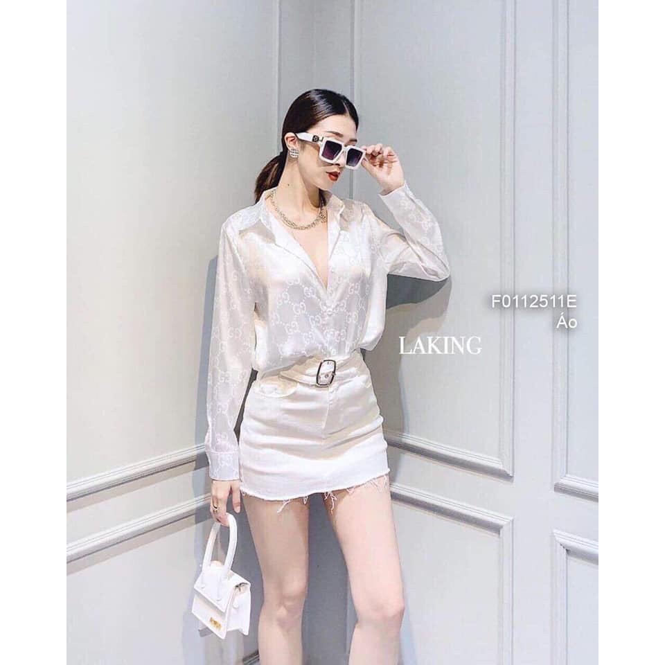 Áo sơ mi lụa (FREESHIP TOÀN QUỐC) Chất liệu lụa phi bóng bao đẹp
