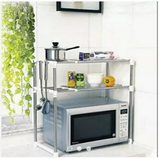 [FREESHIP] Kệ Lò Vi Sóng 2 Tầng - Chất liệu inoX nhỏ gọn