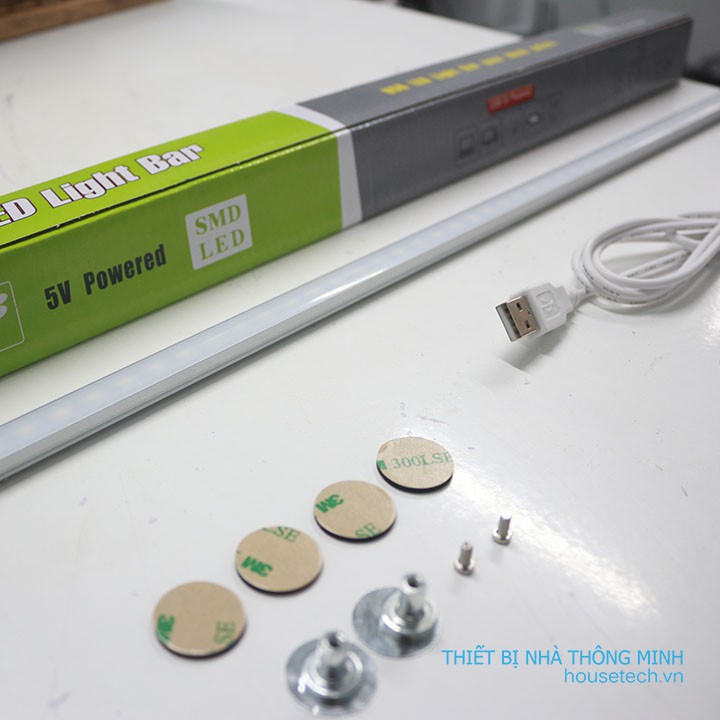 Đèn LED gắn tủ đa năng cổng USB