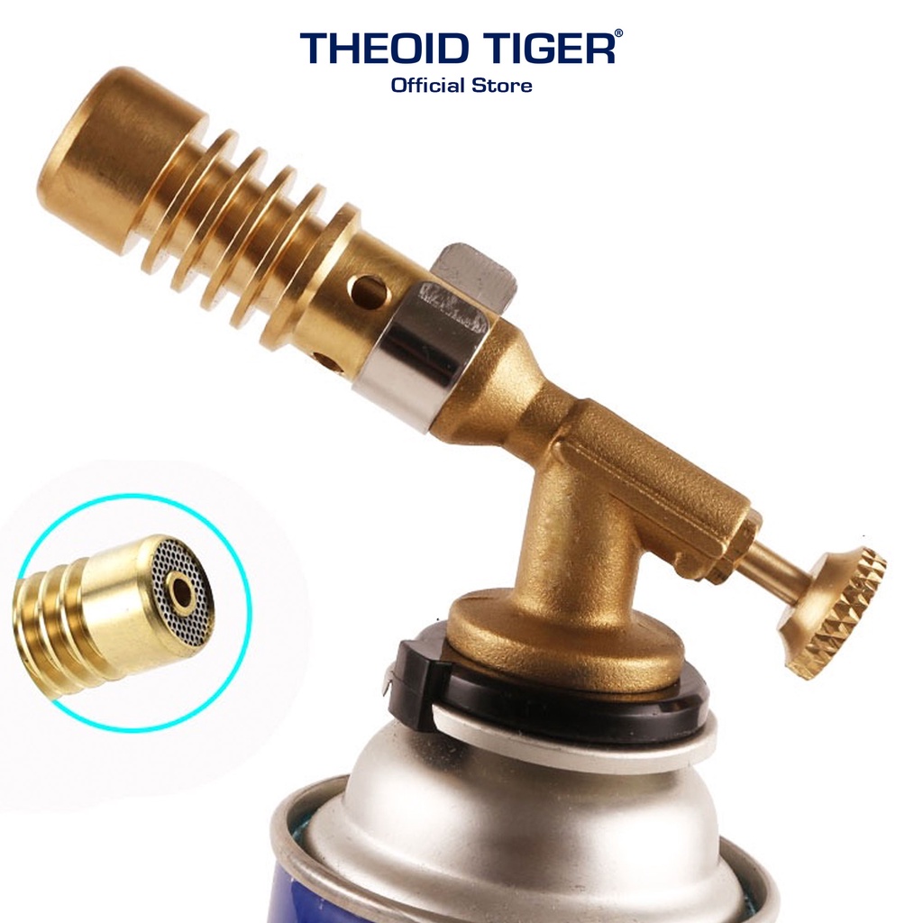 Theoid Tiger Đầu khò ga đồng TQ-2507 chất lượng cao sử dụng với bình gas nhỏ dùng để chế biến thực phẩm, mồi lửa