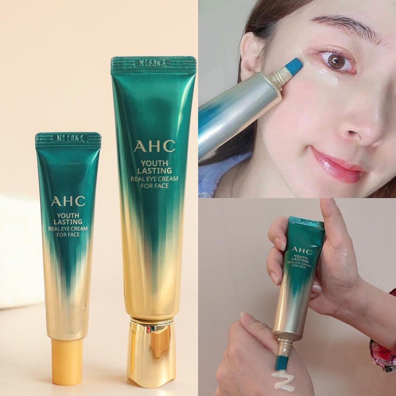 Kem Dưỡng Mắt Chống Lão Hóa Làm Sáng Và Săn Chắc Da AHC Youth Lasting Real Eye Cream For Face 30ml - Hàn Quốc Chính Hãng