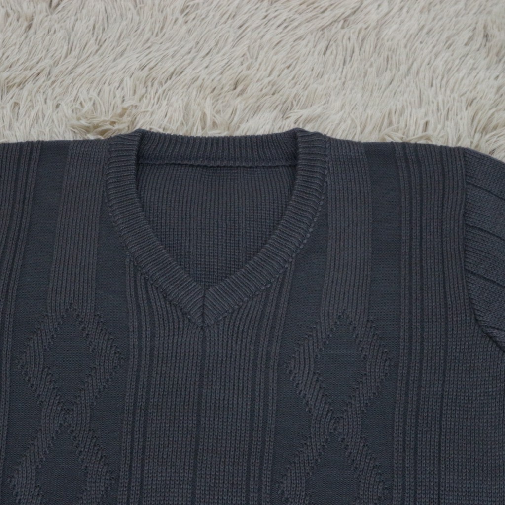 Áo len cổ tim NAM trung niên, người lớn tuổi - Made in Việt Nam | BigBuy360 - bigbuy360.vn