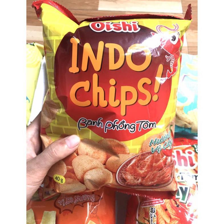 - Bim bim snack Bánh Phồng Tôm Hương Vị Cay 40g