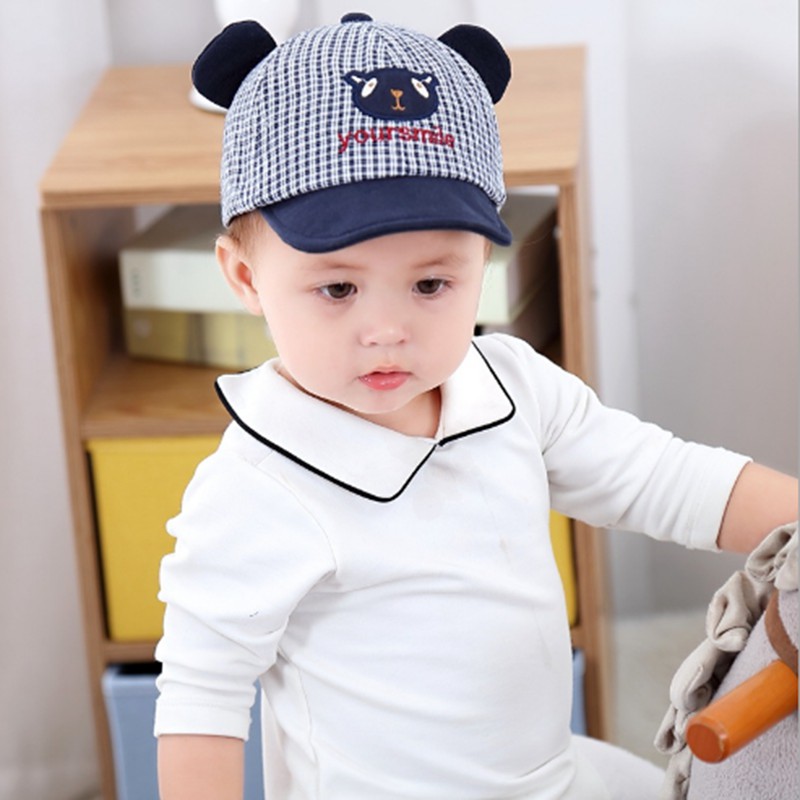 Mũ Lưỡi trai Mới Tai mèo cho Bé 2019 từ 6-24 tháng tuổi .