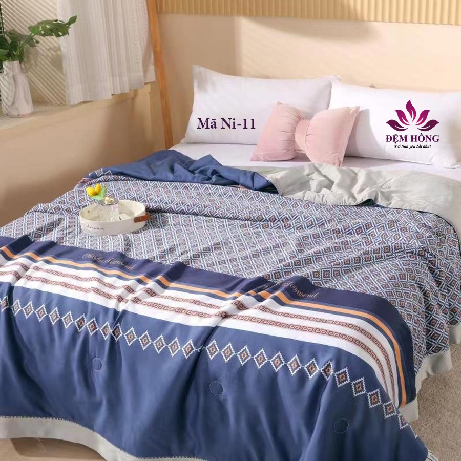 Chăn hè Nishikawa Nhật Bản vải Tencel cao cấp mềm mịn mát 200x220cm