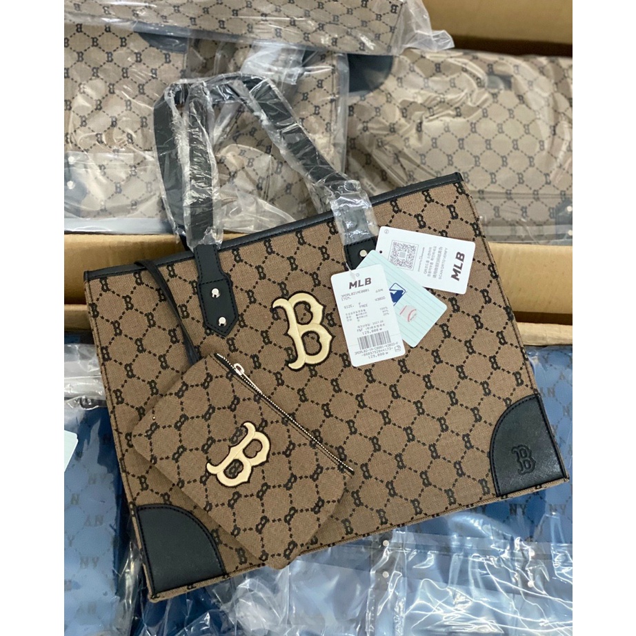 Túi tote MLB size đại 36*38*8cm hàng xuất dư Hachi