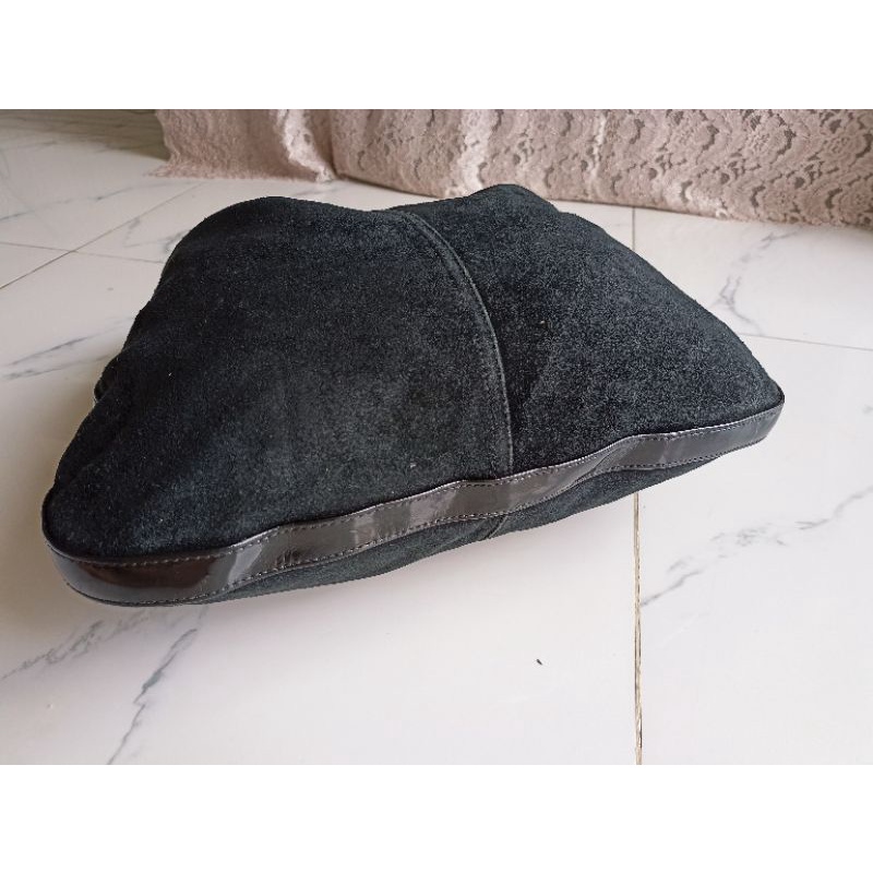 Túi si kẹp nách da lộn thật hiệu GAP chuẩn