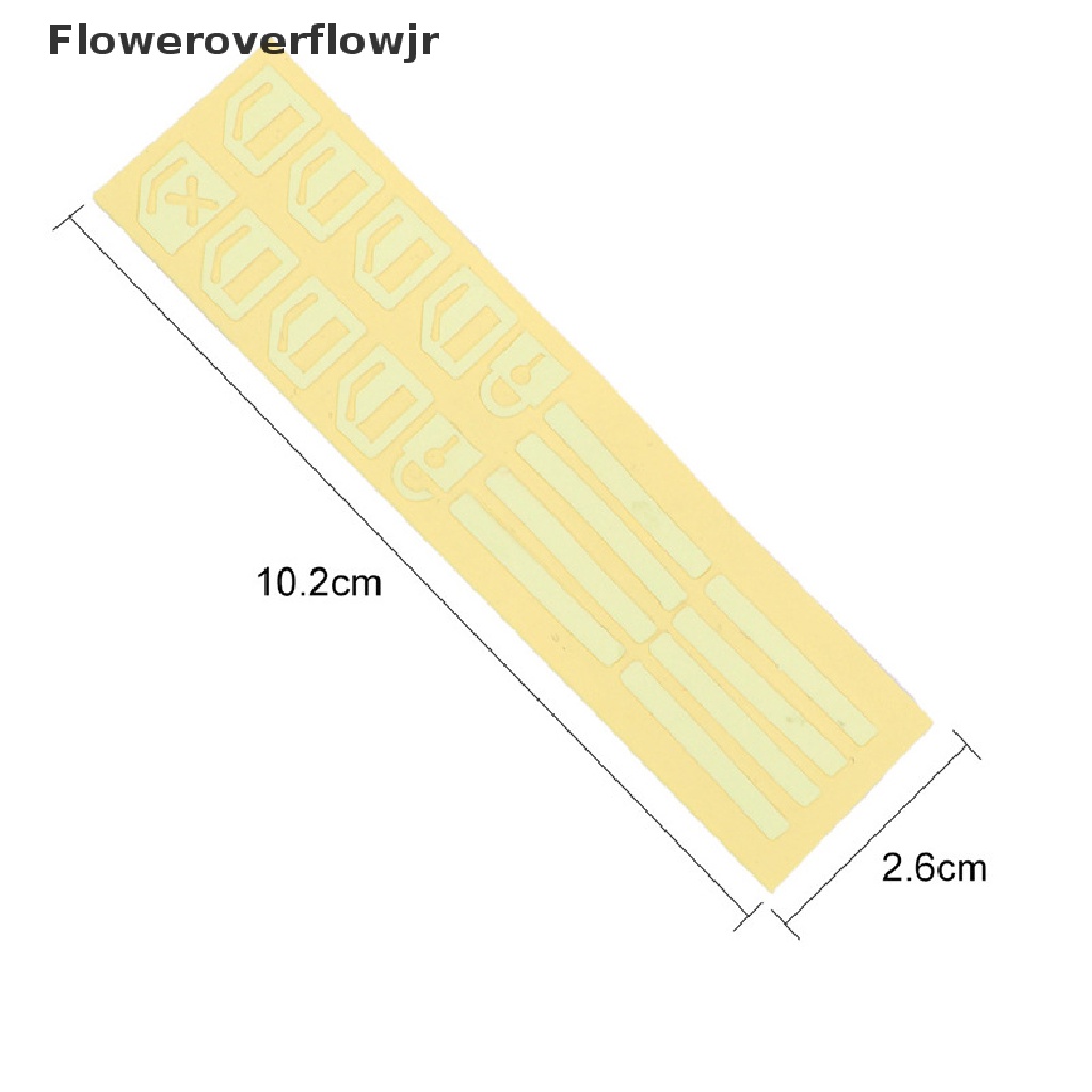 FOJR Car Window Button Luminous Sticker Lifter Switch Night Fluorescent Decals Sticke .