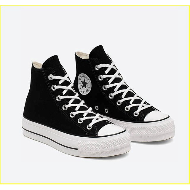 Giày Sneaker Converse Chuck Taylor All Star Canvas Platform High black ( Full box)