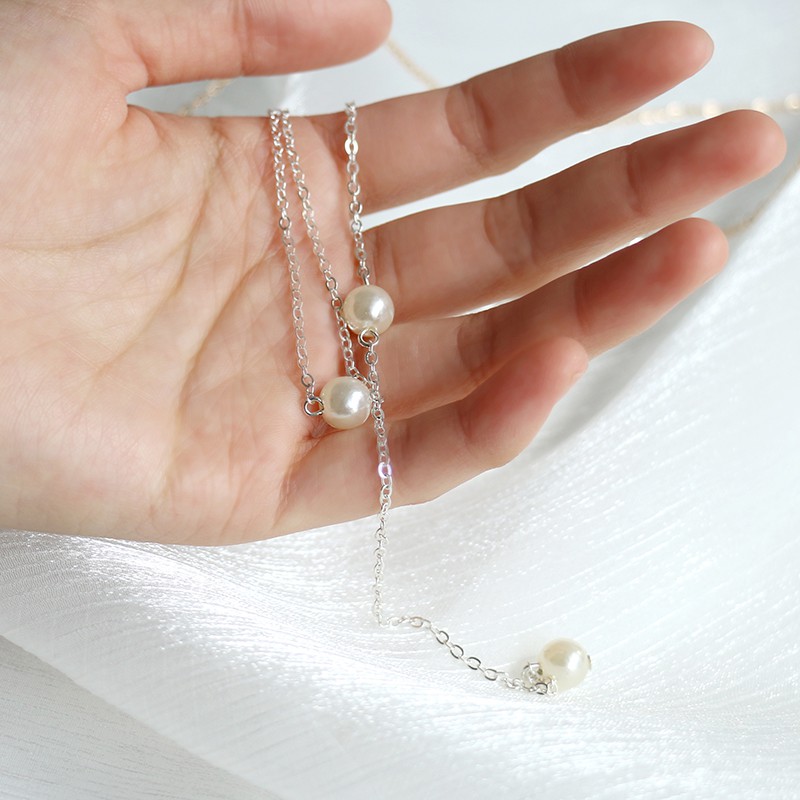 Dây chuyền thời trang mặt hình viên ngọc độc đáo cho nữ