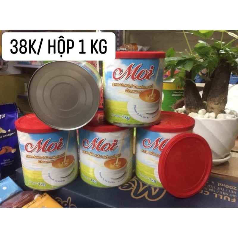 Sữa đặc có đường Moi sản xuất tại Malaysia hộp 1 kg