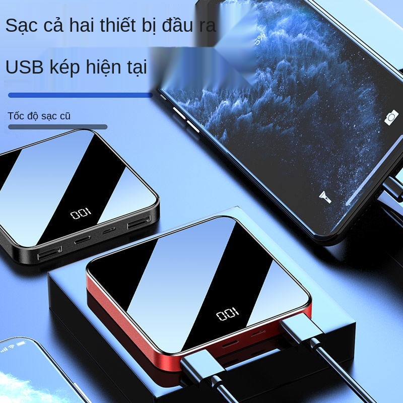 Sạc nhanh mini chính hãng 20000 milimét An Power Bank, ngân hàng điện di động đa năng dành cho sinh viên có dung lượng l