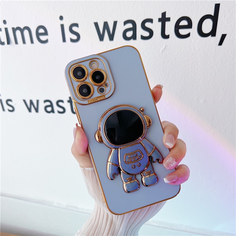 Ốp Điện Thoại Silicon Chống Sốc Chống Rơi Hình Phi Hành Gia Cho Iphone7/8PLUS X XS XR XSMAX i-phone11 12 13PROMAX