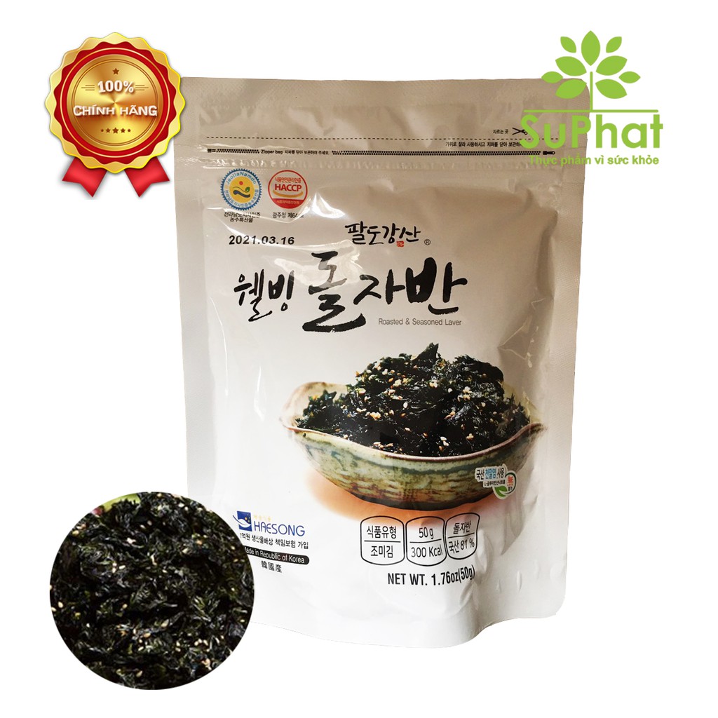 Rong biển rắc cơm Hàn Quốc