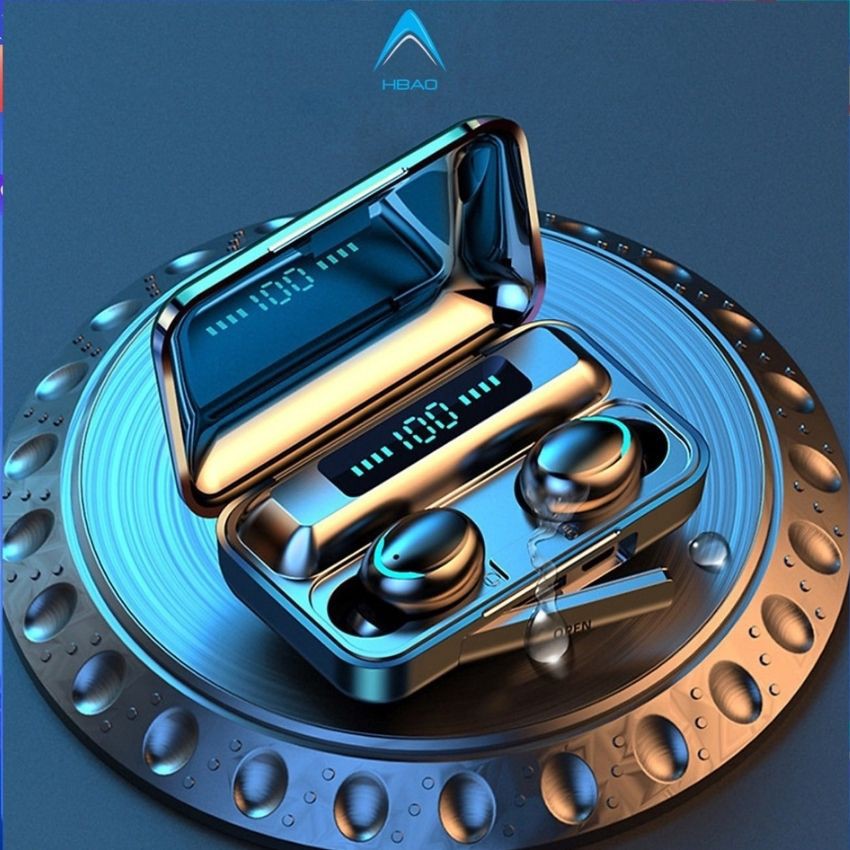 Tai Nghe Không Dây Bluetooth F9 pro 5.0, Tai Nghe Bluetooth TWS , Tai Nghe Bluetooth 5.0 ,Tai Nghe  HUTABI hungzadung