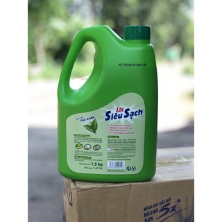 Nước rửa Chén Lix Trà xanh 3,8kg