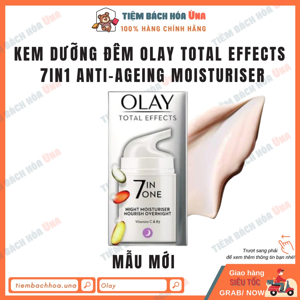 Kem dưỡng da Olay Total Effects 7 tác dụng chống lão hoá bản Anh - Made in Poland